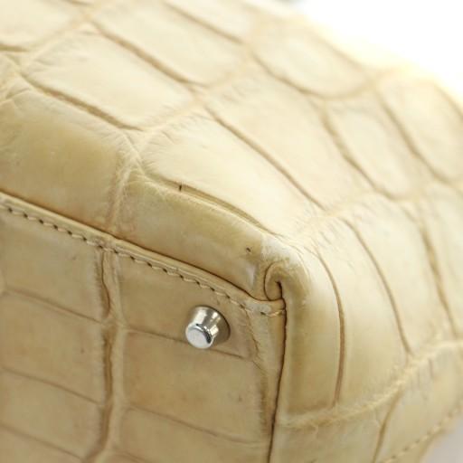 ギラロッシュ Guy Laroche ハンドバッグ トート クロコレザー ワニ革  