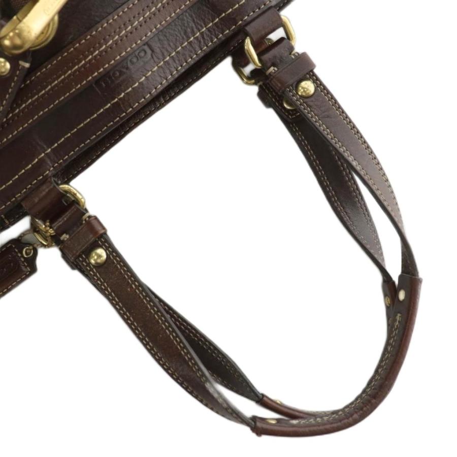 COACH（コーチ） ハンドバッグ トート キャンバス レザー シグネチャー