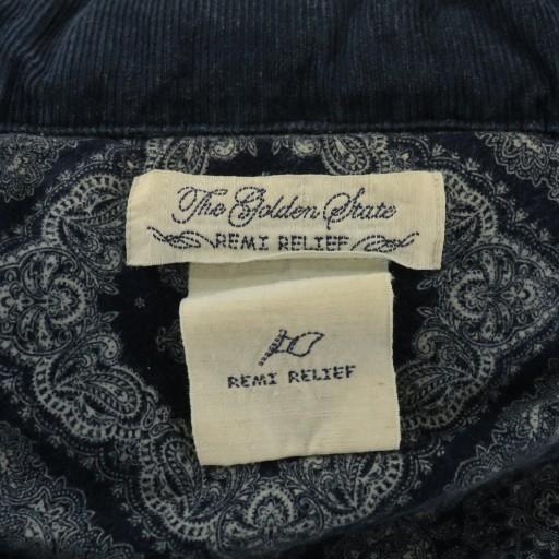 レミレリーフ REMI RELIEF ダウンベスト アウター デニム 裏地