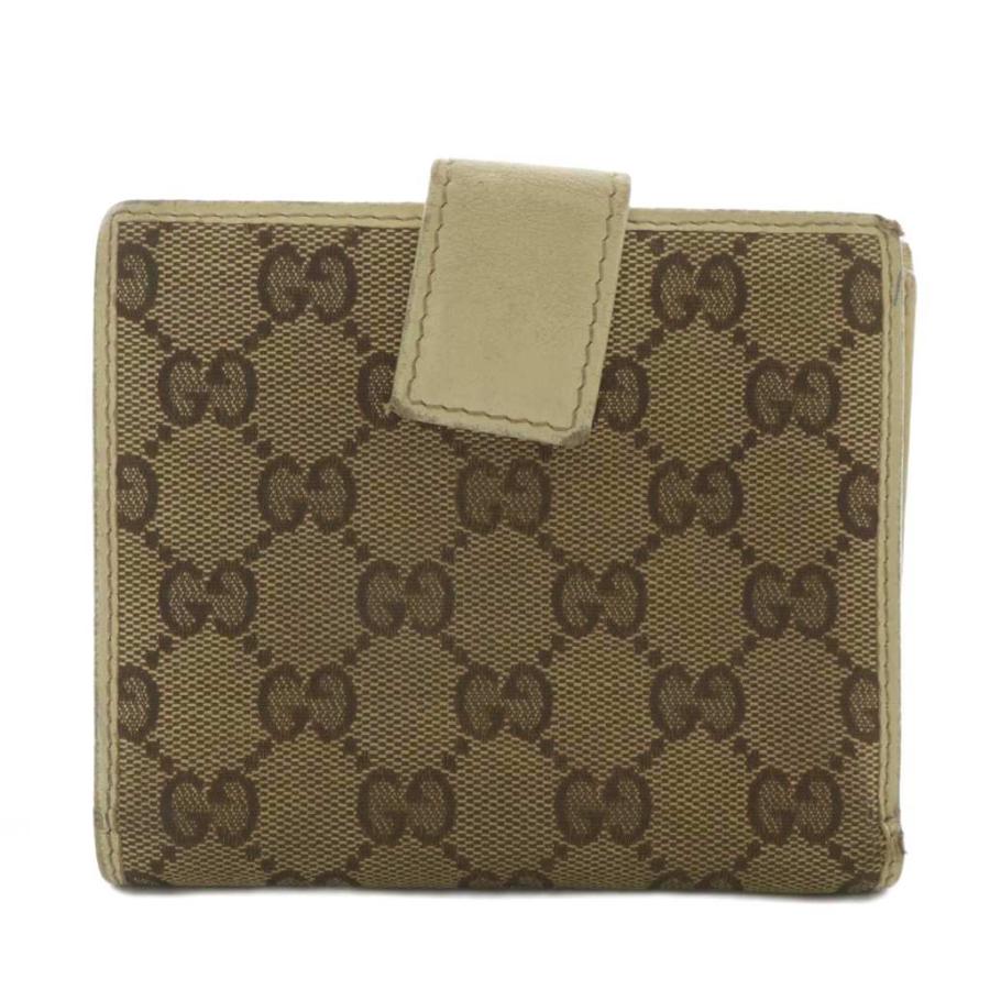 GUCCI（グッチ） 財布 二つ折り GGキャンバス レザー 総柄 インター