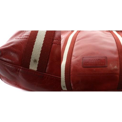 Bally（バリー） トートバッグ ショルダー 2WAY レザー ロゴ 赤 レッド