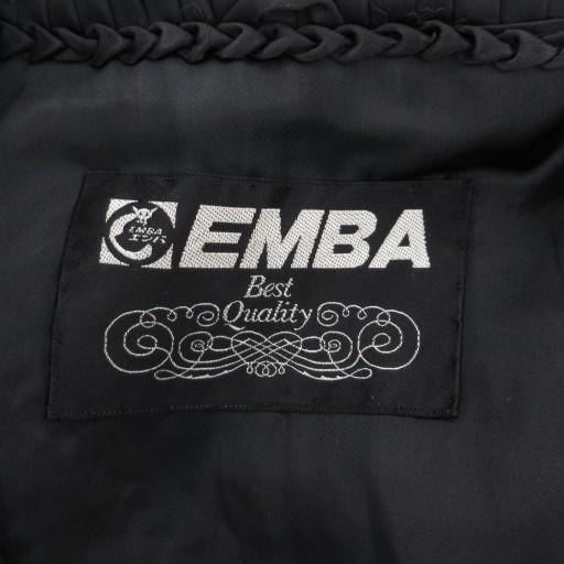 エンバ EMBA ファーコート 11 毛皮 ミンクファー ミドル ハーフ丈 黒
