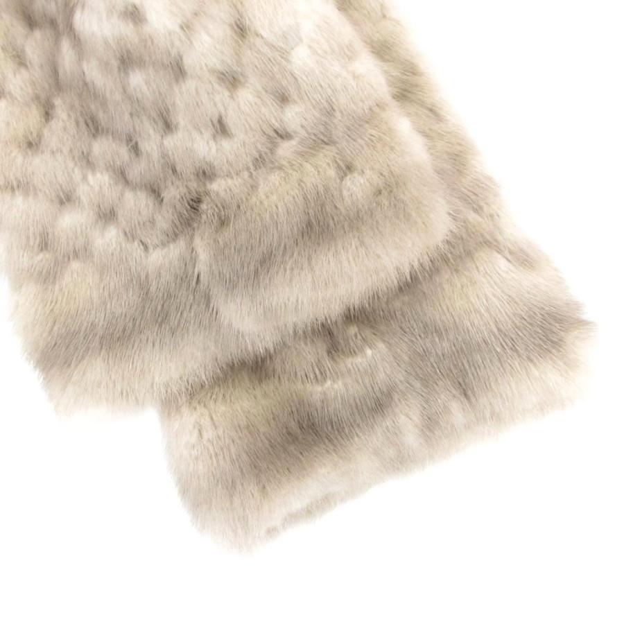 ノーブランド サファイアミンクファー コート 9 毛皮 ミドル ハーフ丈