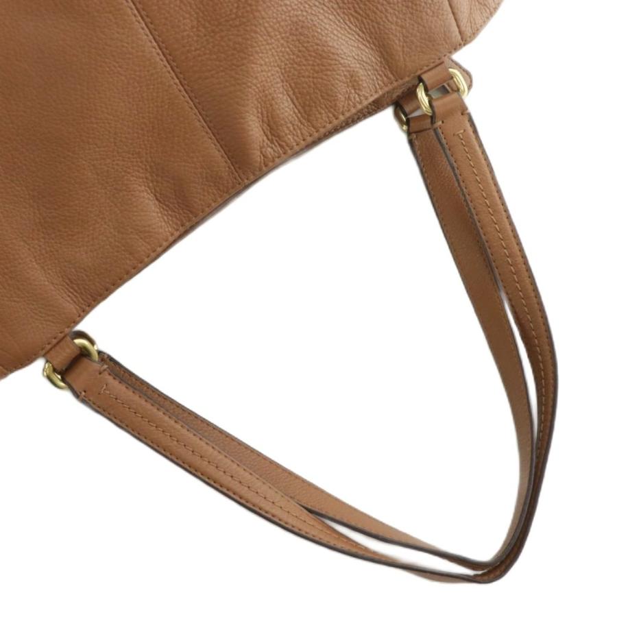 COACH（コーチ） トートバッグ ワンショルダー レザー ロゴ 茶色