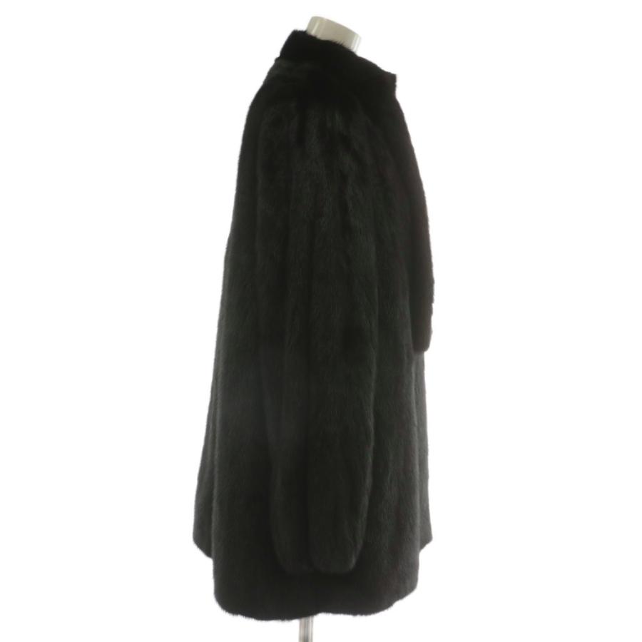 【中古】ハドソンズ ベイ カンパニー Hudson's Bay Company ファーコート アウター 毛皮 ミンク ミドル 黒 ブラック ハドソンズ ベイ カンパニー Hudson's Bay Company ファーコート