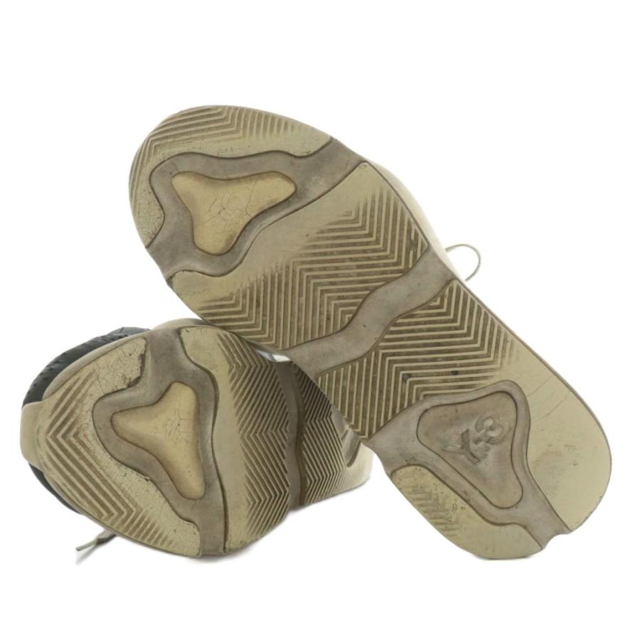 【中古】ワイスリー Y-3 カイワ KAIWA スニーカー ローカット ロゴ US9 27cm 黒 ブラック BC0908 /XZ ■GY18 メンズ ワイスリー Y-3 カイワ KAIWA スニーカー ローカット ロゴ US9 27cm 黒