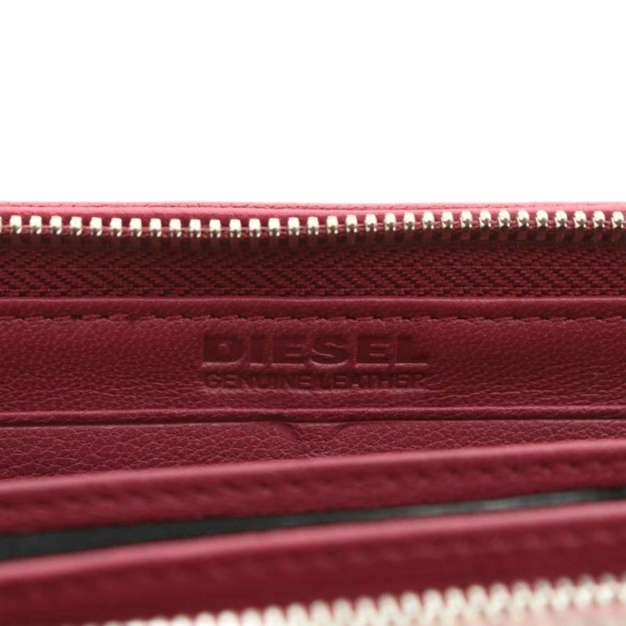DIESEL（ディーゼル） 長財布 レザー ラウンドファスナー 星 スター