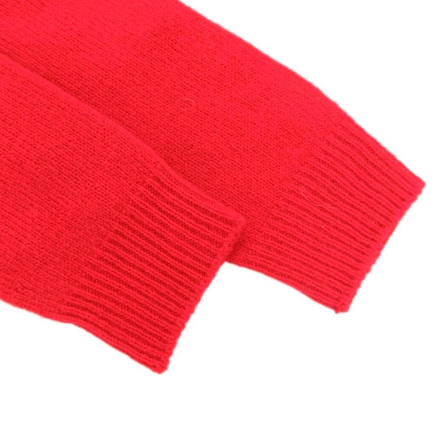 【中古】セリーヌ CELINE エディ期 ニット セーター ウール クルーネック 長袖 XS 赤 レッド 2A515350D /NU ■GY11 CELINE（セリーヌ） エディ期 ニット セーター ウール クルーネック