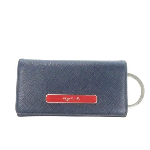 アニエスベー ボヤージュ Agnes b. VOYAGE キーケース 4連 レザー ロゴ
