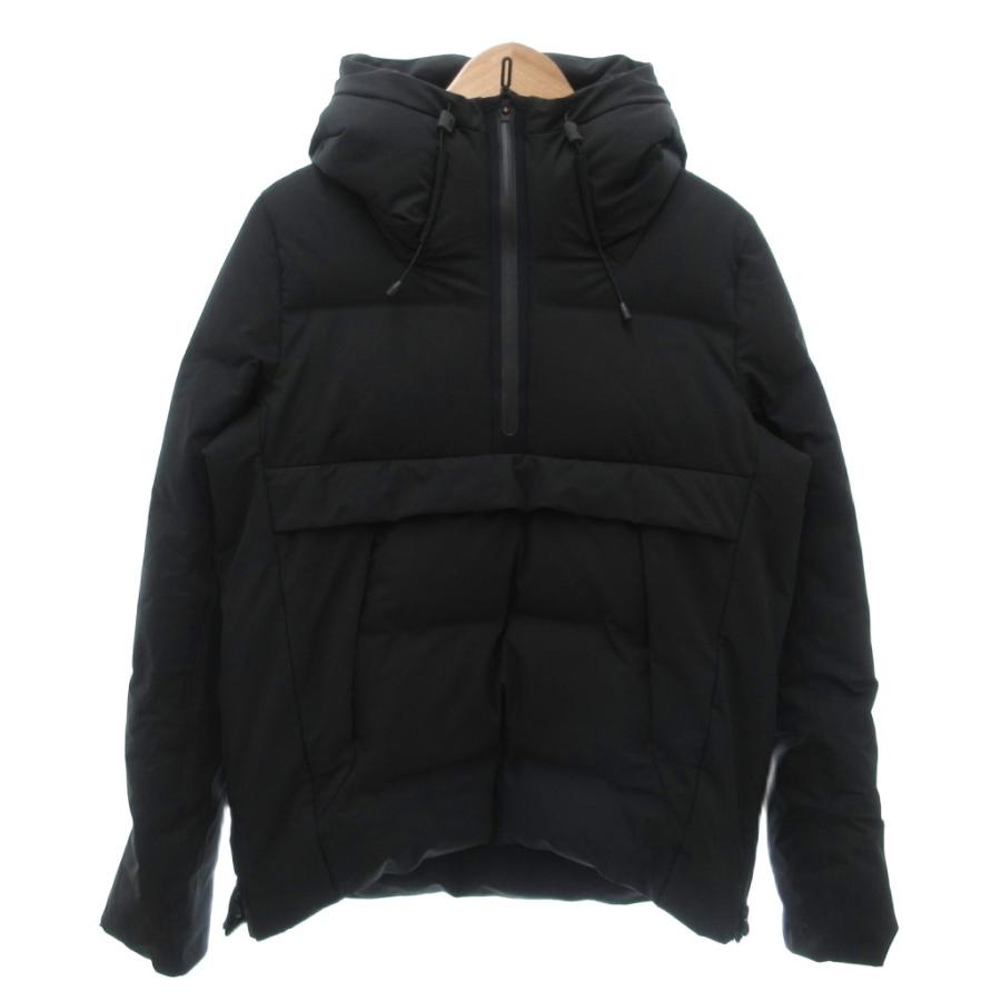 【中古】デサント DESCENTE ALLTERRAIN ロフトマン 別注 水沢ダウン ダウンジャケット アノラック O 黒 ブラック デサント DESCENTE ALLTERRAIN ロフトマン 別注 水沢ダウン ダウン