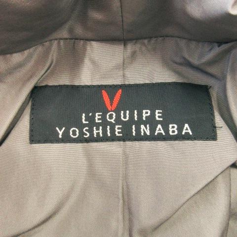 レキップヨシエイナバ ロングダウンコート 38 ベルテッド Aライン ハイネック レキップヨシエイナバ ロングダウンコート 38 ベルテッド Aライン