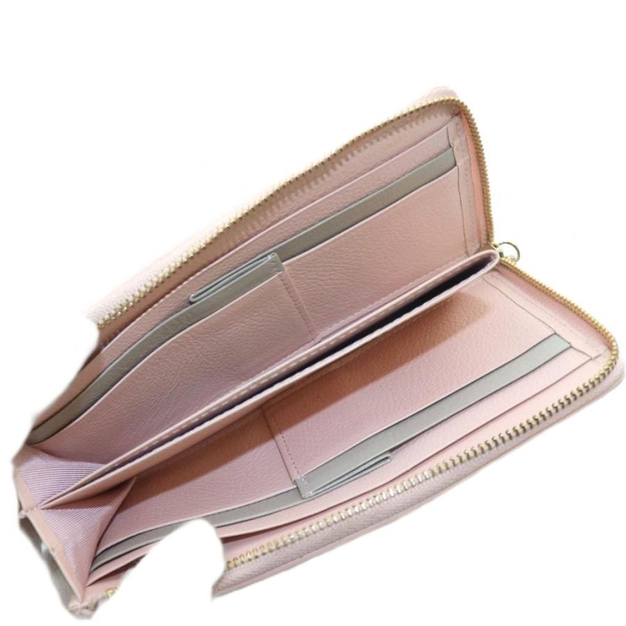 キプリス cypris 長財布 ウォレット レザー ロゴ 箱付き ピンク □GY11