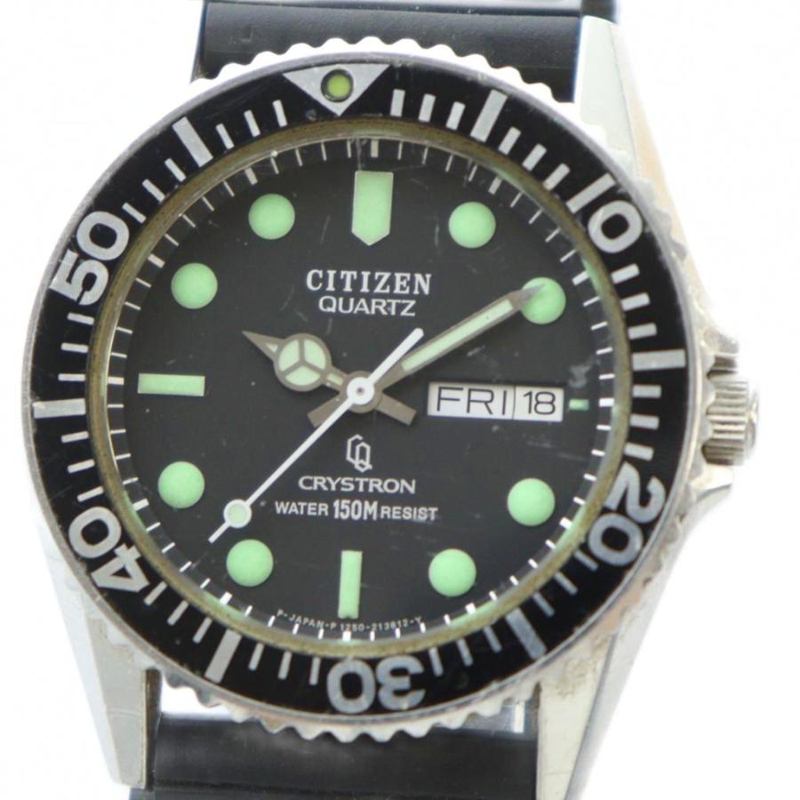 シチズン CITIZEN ジャンク品 クリストロン ダイバー 150M 4-212461