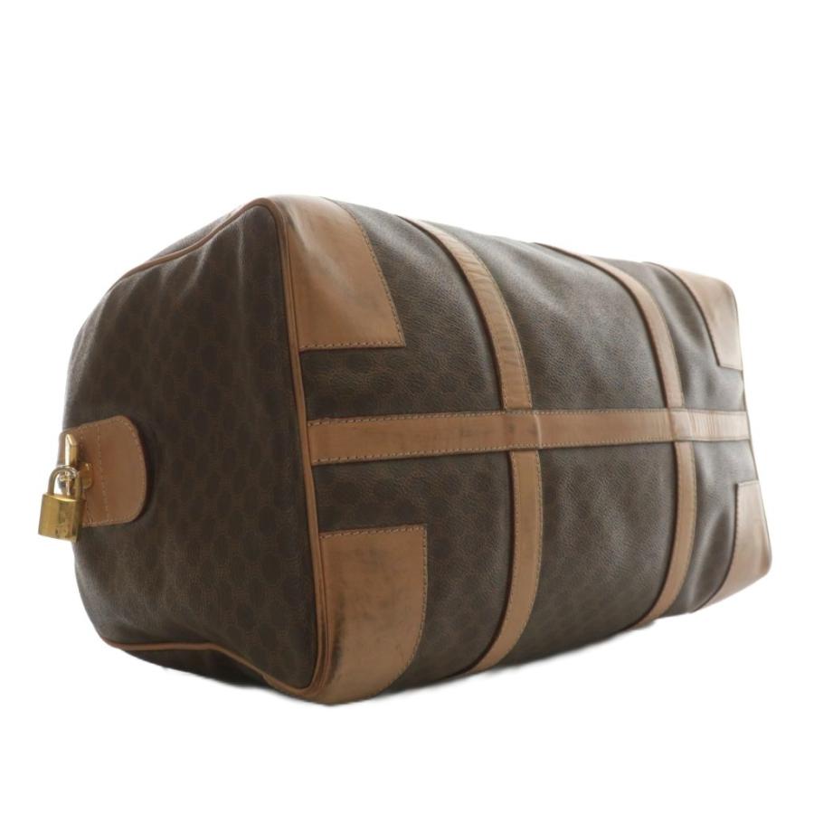 セリーヌ CELINE ボストンバッグ 旅行カバン PVC レザー マカダム柄 総