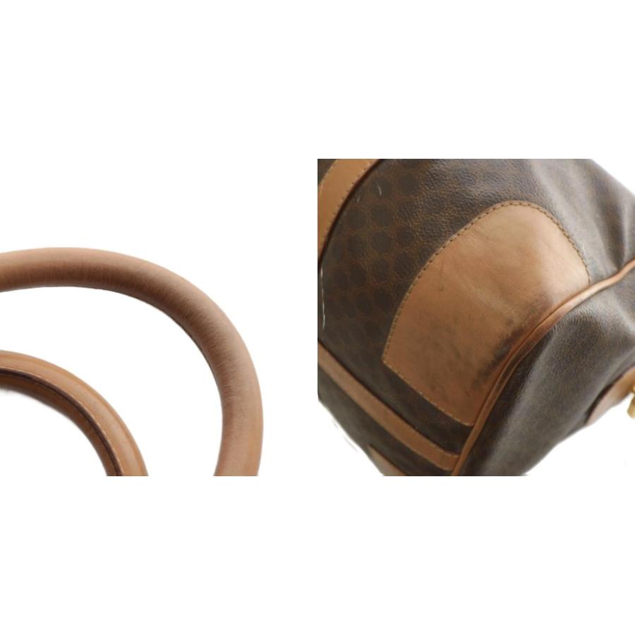 セリーヌ CELINE ボストンバッグ 旅行カバン PVC レザー マカダム柄 総