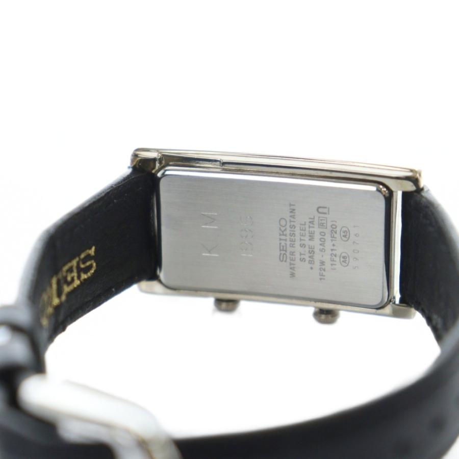 セイコー SEIKO ルーセント 1F2W-5A00 腕時計 ウォッチ ダブルフェイス
