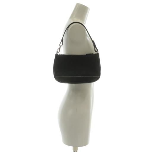 【極美品】コーチ 6094 ソーホー シグネチャー ワンハンドバッグ レザー 黒 COACH（コーチ） ハンドバッグ ワンショルダー キャンバス レザー