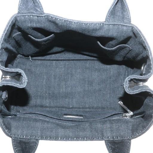 PRADA プラダ カナパ トートバッグ ショルダー 2WAY デニム キャンバス