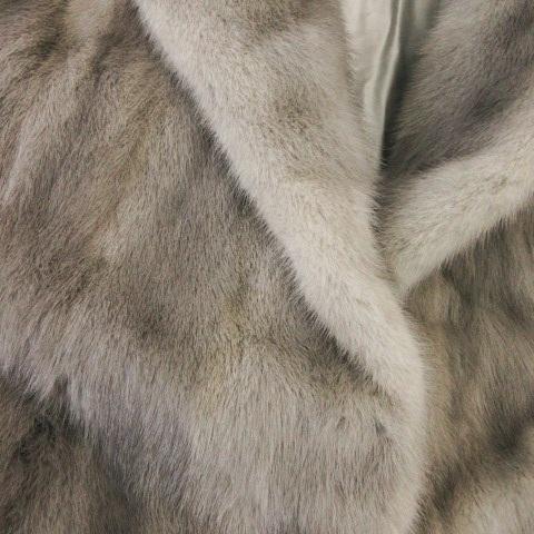 ノーブランド シェアードミンク ファーコート ショート丈 アウター