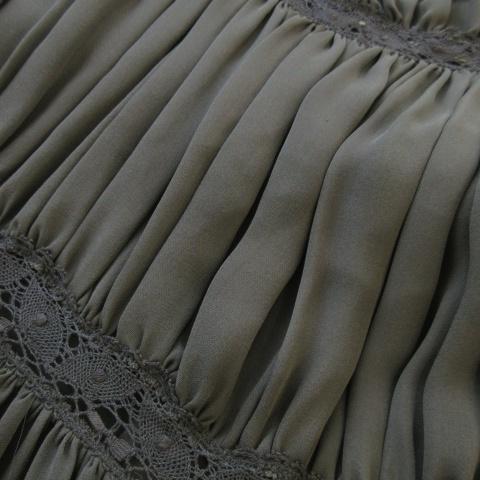 BALENCIAGA（バレンシアガ） シルクワンピース ひざ丈 ノースリーブ 絹