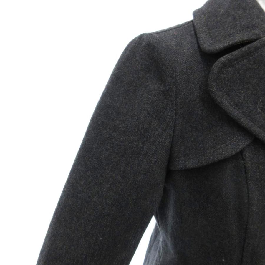 BURBERRY BLUELABEL ライダース風ピーコート ダブルボタン BURBERRY