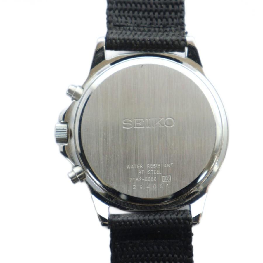 セイコー SEIKO 7T92-0880 腕時計 ウォッチ クォーツ クロノグラフ