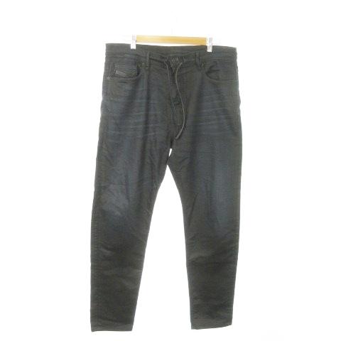 【中古】ディーゼル DIESEL D-VIDER JOGG CARROT デニムパンツ テーパード ストレッチ ウォッシュ加工 W36 紺 DIESEL（ディーゼル） DIESEL D-VIDER JOGG CARROT デニムパンツ