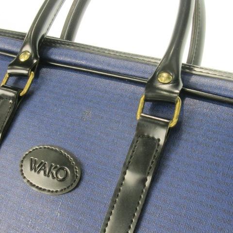 ワコウ WAKO 和光 ブリーフケース 書類カバン ビジネス PVC レザー 革  