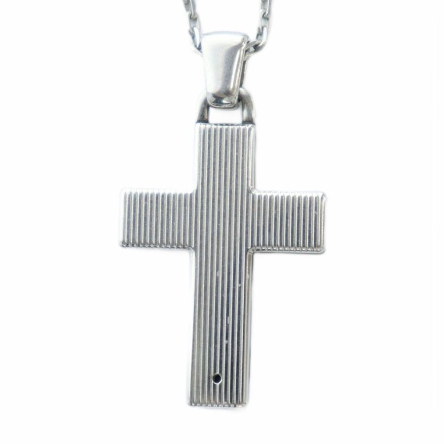 ■極美品■ EMPORIO ARMANI エンポリオアルマーニ スチール クロス 十字架 ネックレス ペンダント アクセサリー シルバー系 BN5902 EMPORIO ARMANI エンポリオアルマーニ ネックレス アクセサリー