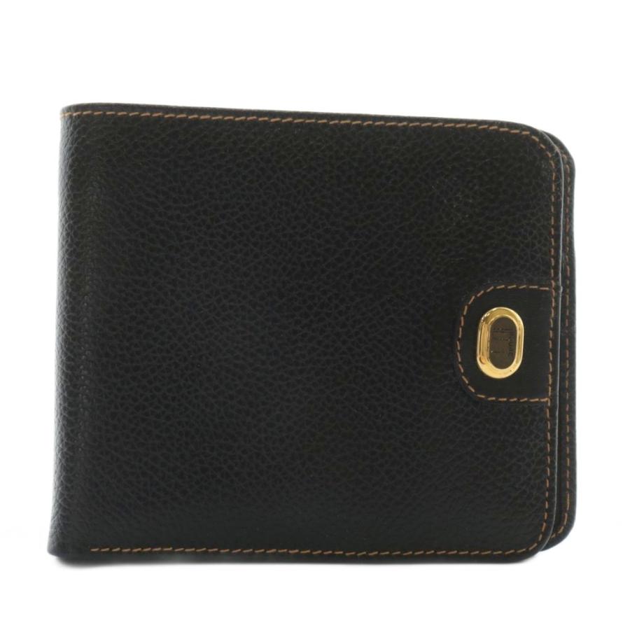 dunhill 未使用　財布　ブラック dunhill（ダンヒル） 財布 お札入れ 二つ折り レザー ロゴ 黒 ブラック