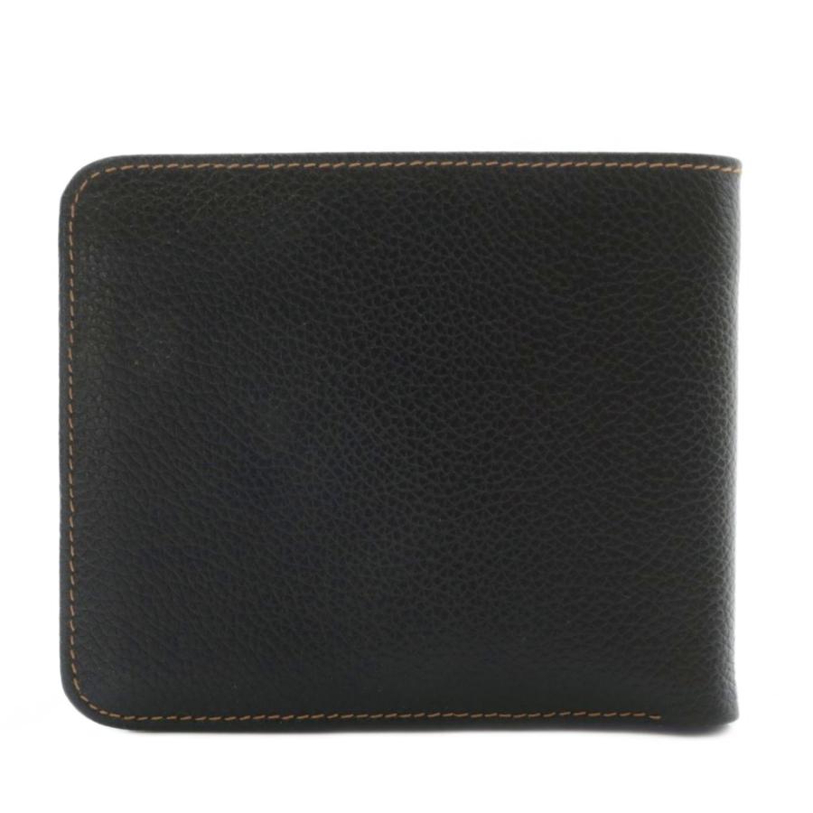 dunhill（ダンヒル） 財布 お札入れ 二つ折り レザー ロゴ 黒 ブラック