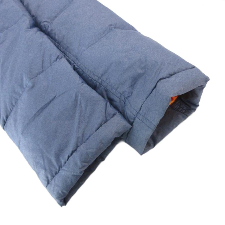 【中古】フレッドペリー FRED PERRY Pertex ダウンジャケット ラクーンファー フード付き M ブルー系 F2280 /UO FRED PERRY（フレッドペリー） FRED PERRY Pertex ダウンジャケット