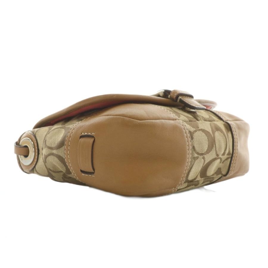 COACH（コーチ） ショルダーバッグ キャンバス レザー シグネチャー 総