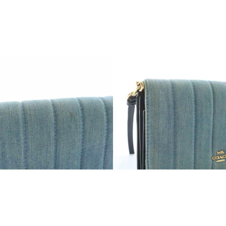 COACH コーチ ショルダーバッグ ショルダーウォレット デニム