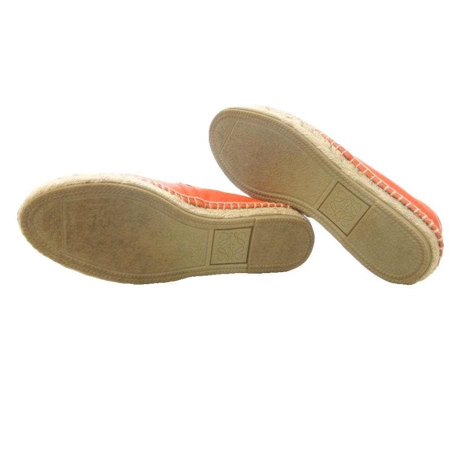 LOEWE（ロエベ） エスパドリーユ スリッポン アナグラム 36 オレンジ