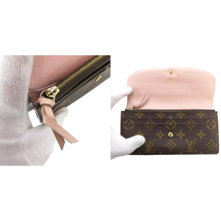 【中古】ルイヴィトン LOUIS VUITTON ポルトフォイユ・エミリー 長財布 二つ折り PVC モノグラム M61289 /IU ■GY17 LOUIS VUITTON（ルイ・ヴィトン） ポルトフォイユ・エミリー 長財布 二