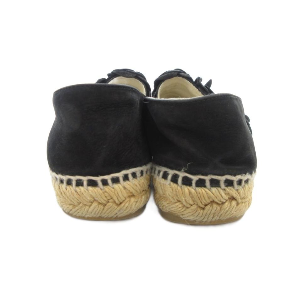 CHANEL（シャネル） カメリア スエード エスパドリーユ スリッポン