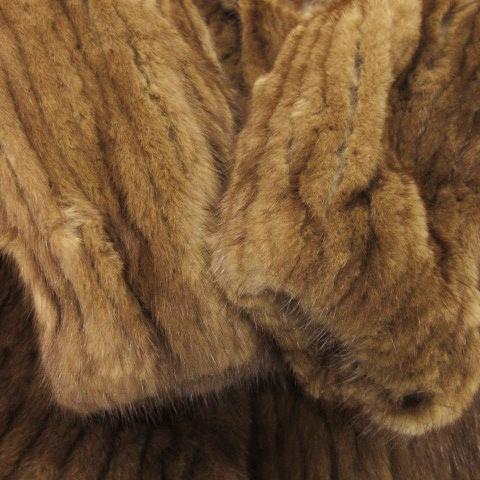【中古】サガミンク SAGA MINK 銀サガ ファーコート ショート丈 ミンク 毛皮 大きいサイズ 13 茶 ブラウン /AO9 サガミンク SAGA MINK 銀サガ ファーコート ショート丈 ミンク 毛皮