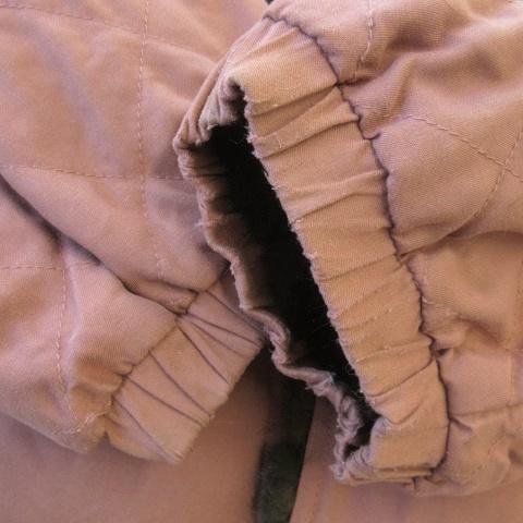 ノーブランド リバーシブル ファージャケット コート ミンク フーディ