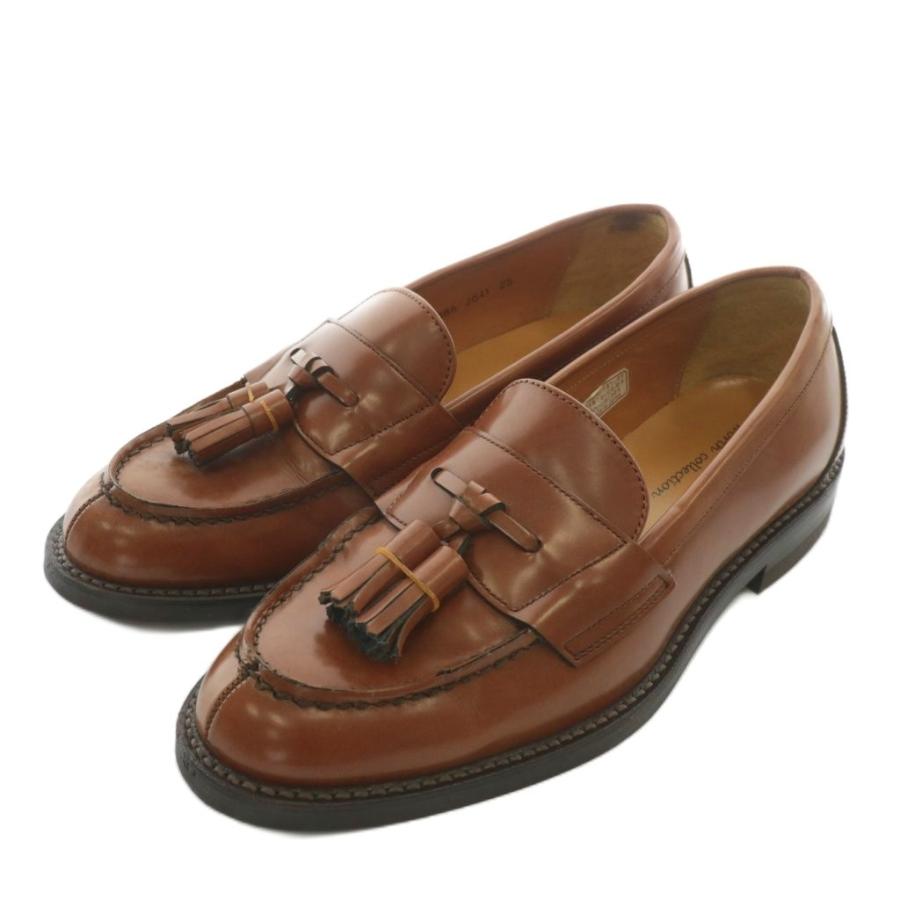 【中古】リーガル REGAL タッセルローファー レザー ラウンドトゥ Uチップ 25cm 茶色 ブラウン J641 REGAL（リーガル） タッセルローファー レザー ラウンドトゥ Uチップ