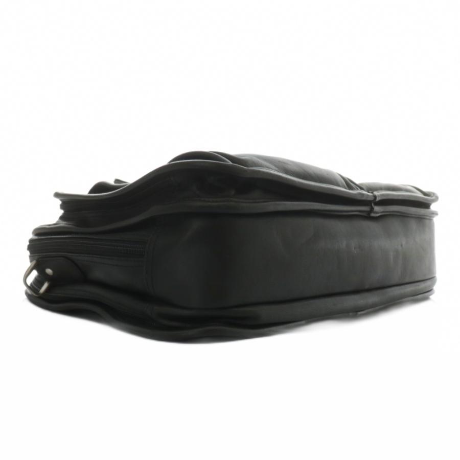 【未使用級】ポルシェデザイン　2way レザーブリーフケース　ブラック　ビジネス デルセー DELSEY ビジネスバッグ ブリーフケース ショルダー 2WAY