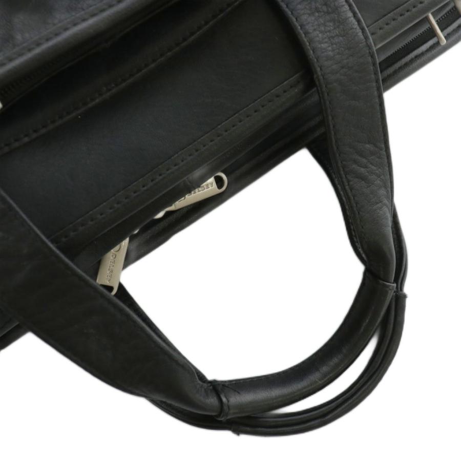 DIESEL ビジネスバッグ レザー メッシュ 2way ブラック 大容量 DIESEL - ディーゼル／DIESEL バッグ ブリーフケース ビジネスバッグ
