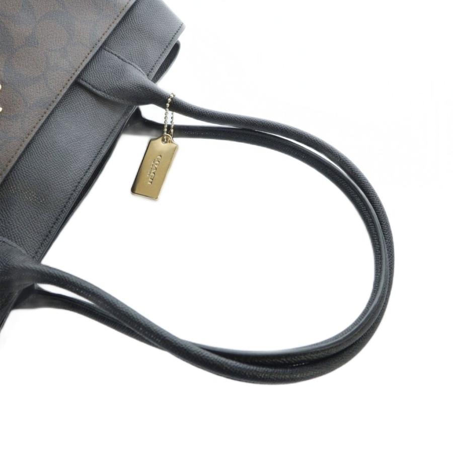 COACH（コーチ） COACH F31475 トートバッグ ハンド PVC ロゴ 黒 