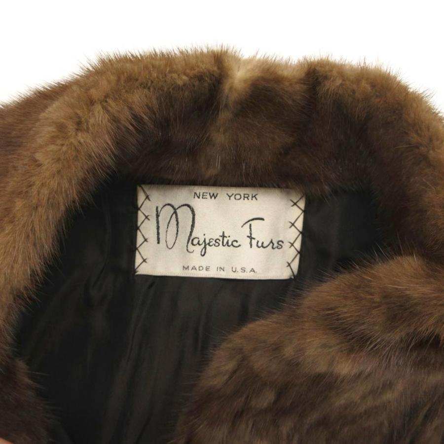 マジェスティックファー MAJESTIC FUR ミンクファーコート リボン 