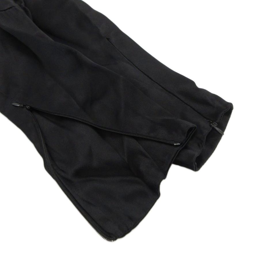 【中古】未使用品 ヴィヴィアンウエストウッド アングロマニア タグ付き ワンピース Vネック ロング サテン 40 黒 Vivienne Westwood（ヴィヴィアンウエストウッド） 未使用品 アングロ