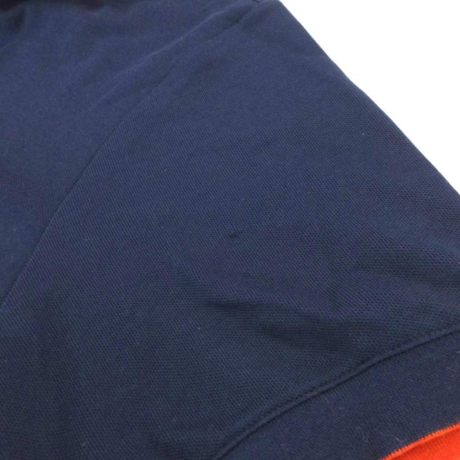 HERMES（エルメス） セリエ ポロシャツ ドゥブルジュ 半袖 M 紺