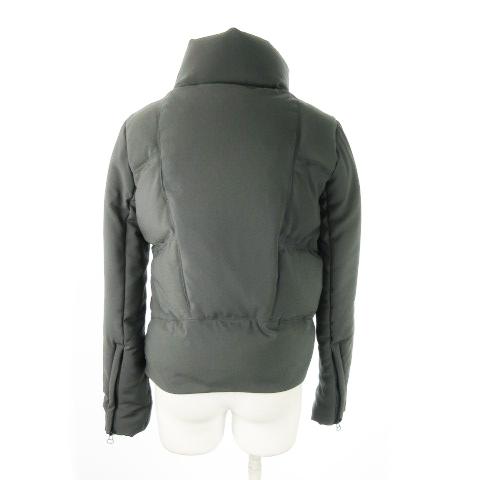 バルマン ダウンジャケット ショート丈 スタンドカラー ダブルジップ グレー バルマン BALMAIN ダウンジャケット ショート丈 スタンドカラー ダブル