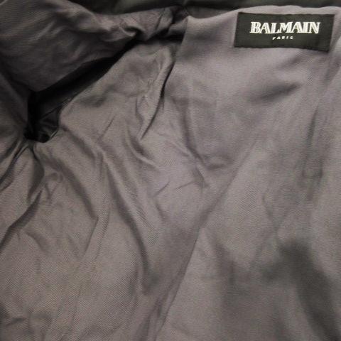 バルマン BALMAIN ダウンジャケット ショート丈 スタンドカラー ダブル