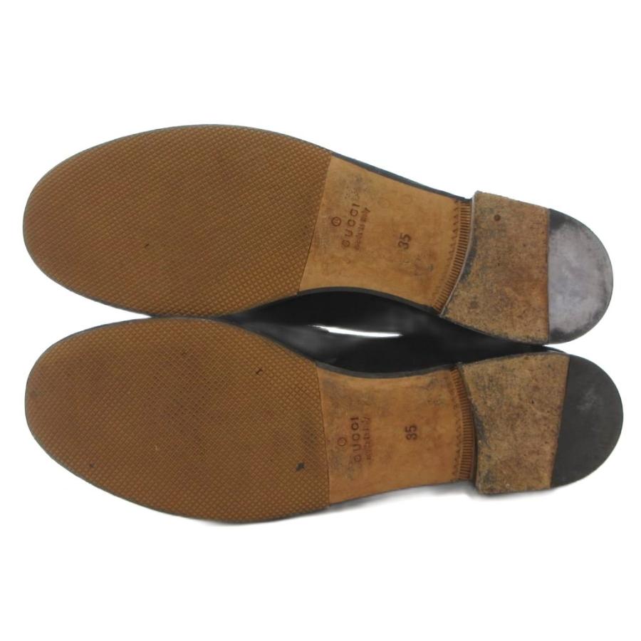 GUCCI（グッチ） ホースビットローファー モカシン スエード レザー 35