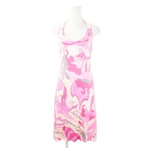 EMILIO PUCCI エミリオプッチ ノースリーブ ロング ワンピース 40